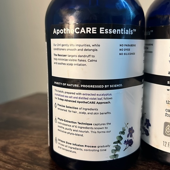 ApotheCARE Essentials Anti-Dandruff Shampoo & Conditioner 2in1 Eucalyptus - Picture 2 of 4
